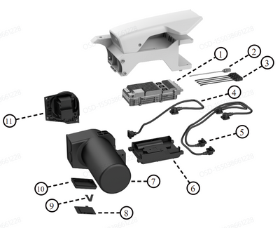 XAG P60 2024 Agricultural Drone > Arm > FC and sensing system