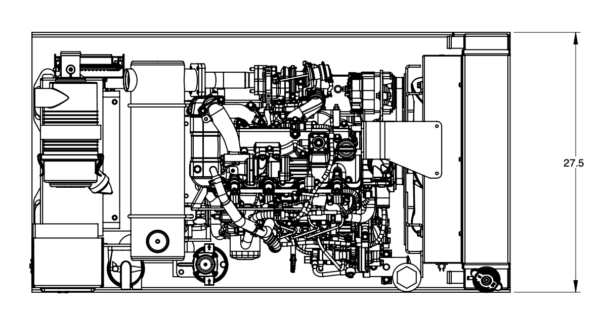 ISUZU DIESEL GENERATOR 22KW