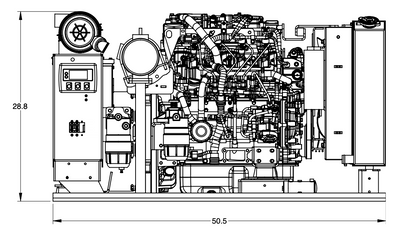 ISUZU DIESEL GENERATOR 22KW